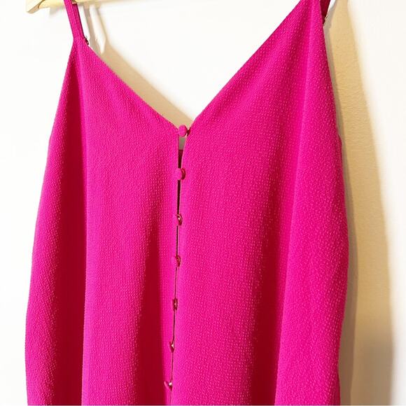 Ted Baker Luaan Deep Pink Button Through Midi Dress Size 8 NWT - Picture 4 of 12